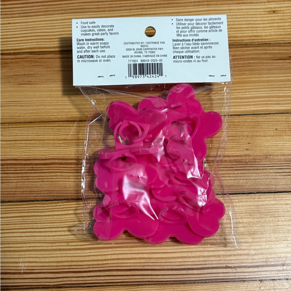 Makery Pink Cupcake Rings (48 Rings) - Picture 3 of 5